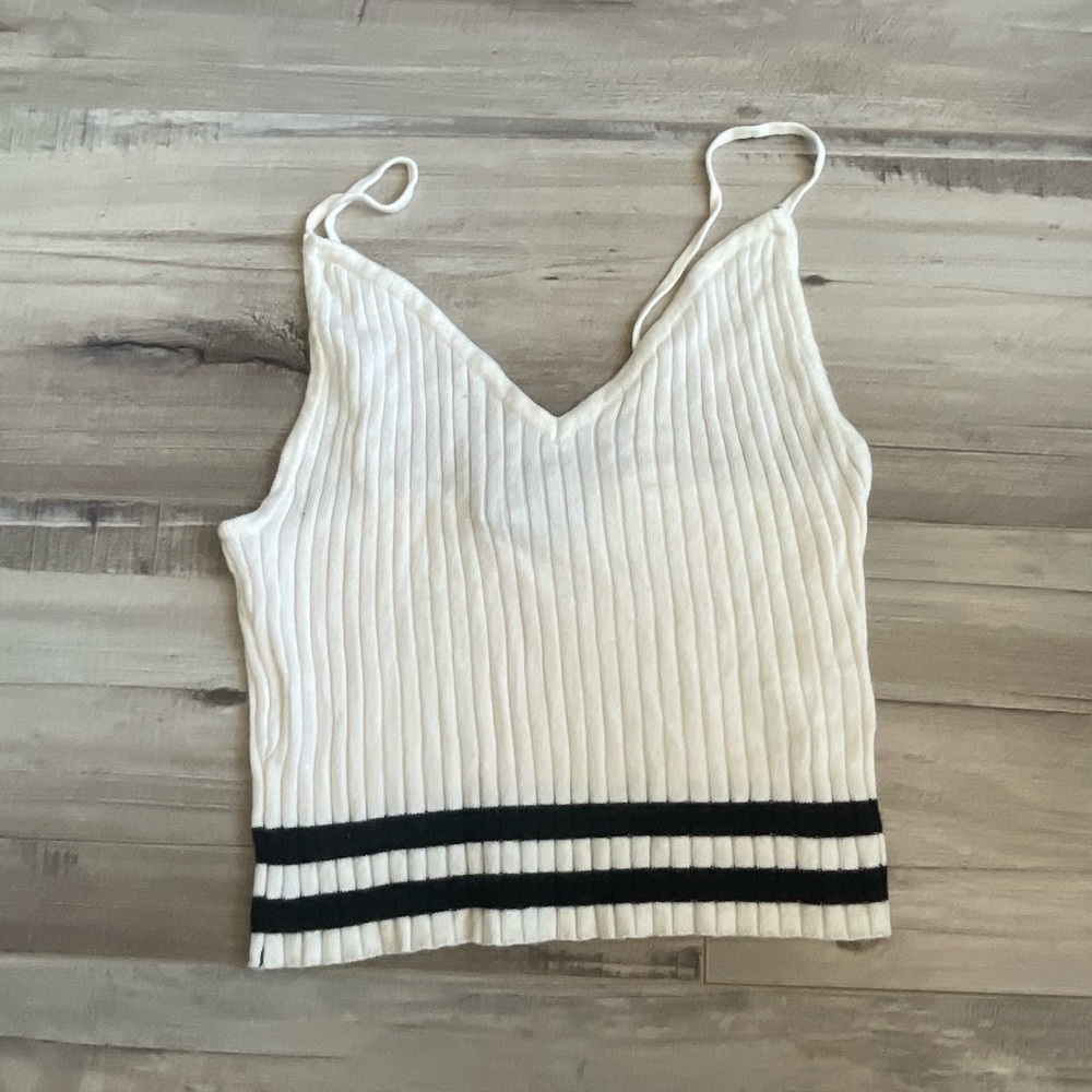 Forever 21 Ribbed Knit Crop Top Camisole